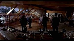 Criminal meeting room in Goldfinger