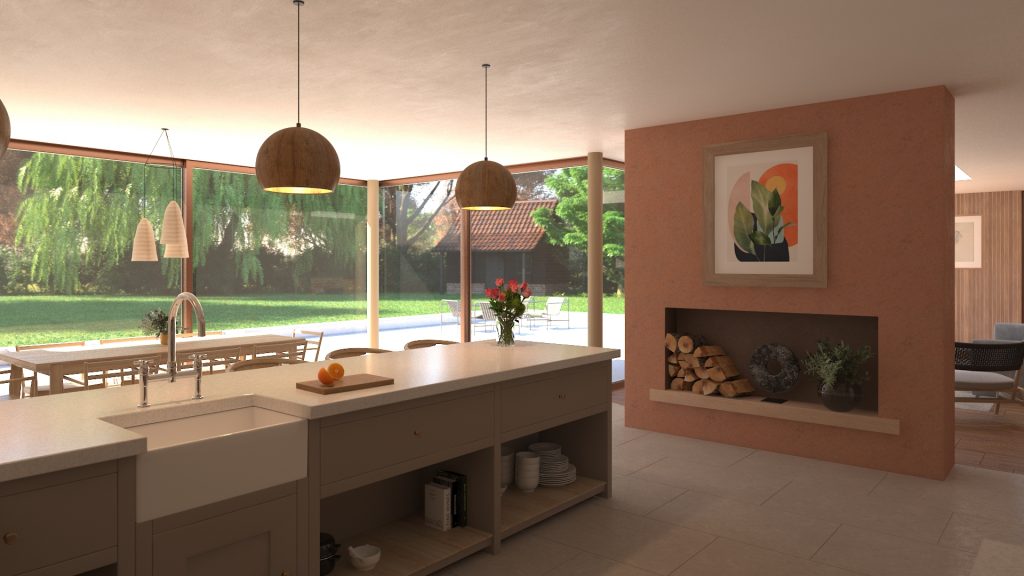 Visual of the proposed kitchen