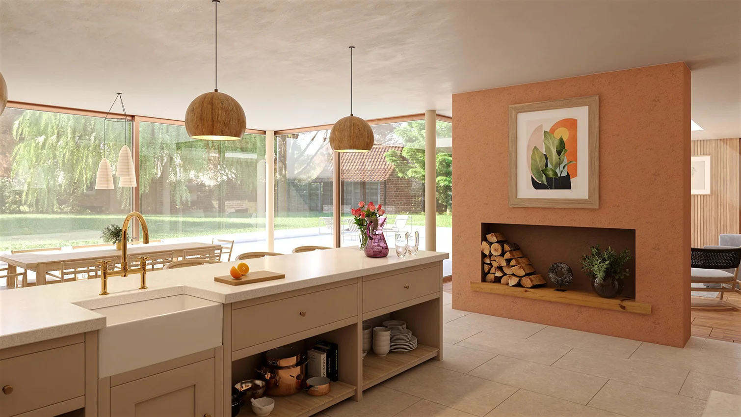 kitchen extension interior