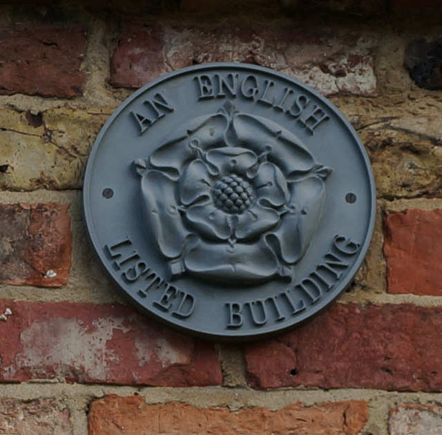 English Listed Building Sign