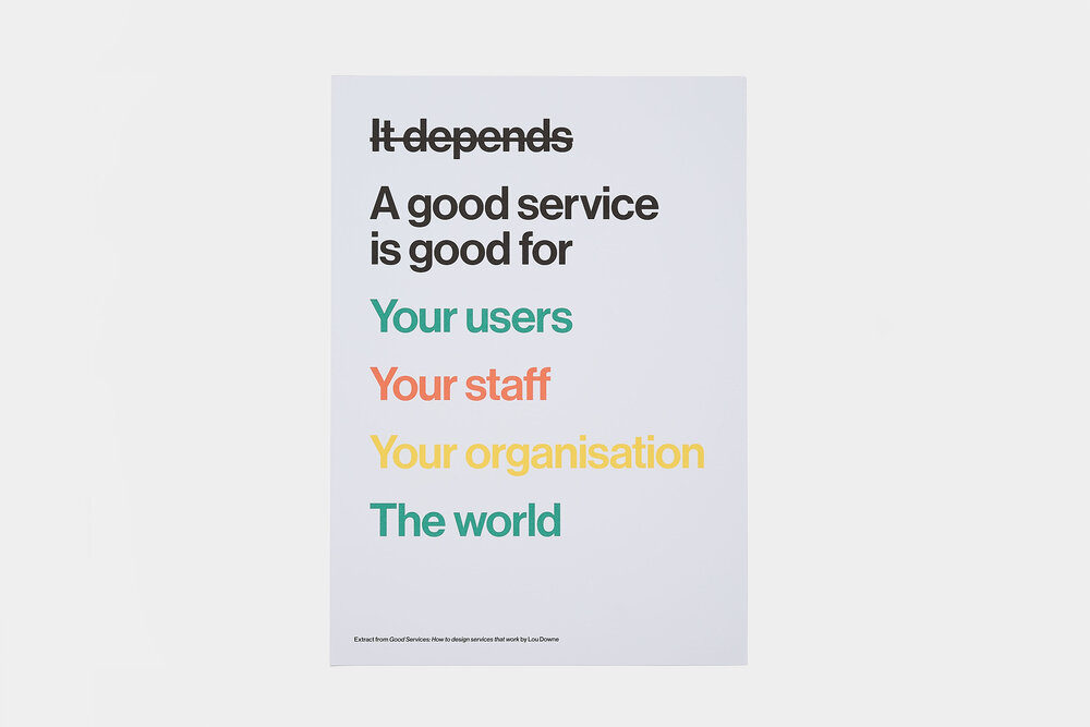 A Good Service Is For Everyone Poster