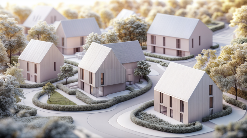 model multi house scheme 01